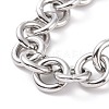 304 Stainless Steel Rolo Chain Bracelets BJEW-F433-02P-2