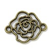 Tibetan Style Alloy Connector Charms TIBE-I026-5983AB-1