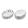 304 Stainless Steel Cabochon Settings STAS-P249-13A-P-2