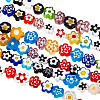 Handmade Millefiori Glass Bead Strands LAMP-OC0001-64-1