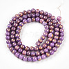 Natural Mashan Jade Beads Strands G-A255-A01-04G-2