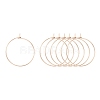 Ion Plating(IP) 316L Surgical Stainless Steel Hoop Earring Findings STAS-D164-01RG-1