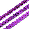 Plastic Paillette Beads PVC-Q085-6mm-12-1