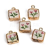 Handmade Porcelain with Brass Pendants PR-CBAB520-09C-1
