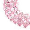 Transparent Baking Paint Glass Beads X1-DGLA-A034-T8mm-D09-3