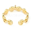 Brass Cuff Finger Ring Settings KK-L219-15A-G-3