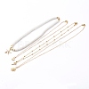 Beach Style Brass Pendant Necklaces NJEW-JN03333-1