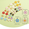 90Pcs Alloy Enamel Pendants ENAM-CJ0001-93-2