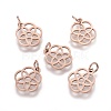 304 Stainless Steel Pendants LS-STAS-Q201-T454R-1