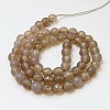 Natural Grey Agate Beads X-G-A045-1-2