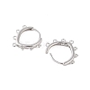 925 Sterling Silver Hoop Earrings Findings STER-B004-12P-2