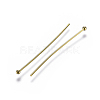 Brass Ball Head Pins KK-K379-02G-2