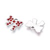 Alloy Rhinestone Pendants PALLOY-T092-21P-2
