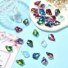 35Pcs 7 Colors Electroplated Glass Pendants FIND-YW0005-99-2