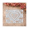 Heart Carbon Steel Cutting Dies Stencils DIY-WH0170-061-5