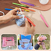 TPR Handle Aluminum Crochet Hook Needles TOOL-TA0001-13B-5