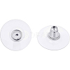 Anti-Tarnish Rhodium Plated 925 Sterling Silver Earring Ear Nuts STER-BC0001-23P-1