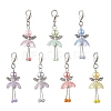 Flower Angel Acrylic Pendant Decorations HJEW-JM03660-2