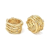 Brass Micro Pave Clear Cubic Zirconia Beads CU-CBAC675-07G-1