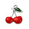Cherry Alloy Pendants PALLOY-S051-03A-P-1