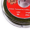 2-Ply Round Waxed Cotton Thread Cords YC-T004-01A-14-2