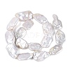 Natural Keshi Pearl Beads Strands PEAR-S020-K11-01-3