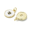 Brass Enamel Pendants KK-D384-01G-02-2