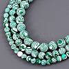 3 Strands 3 Style Synthetic Malachite Beads Strands G-SZ0001-49A-6