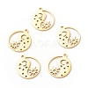 201 Stainless Steel Pendants STAS-G258-05G-1