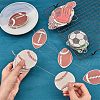 4Pcs 4 Style Paper Banners HJEW-CA0001-27-3