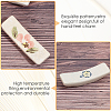 5Pcs 5 Styles Ceramic Chopsticks Stand DJEW-CP0001-38B-6