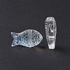 Transparent Electroplate Glass Beads GLAA-I050-10K-4