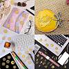 Nickel Metal Waterproof Self-Adhesive Picture Stickers DIY-WH20016-034-6