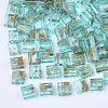 2-Hole Transparent Glass Seed Beads SEED-S023-30C-21-1