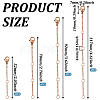 16Pcs 4 Size 304 Stainless Steel Cable Chain Extender STAS-TA0002-33RG-3