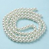 Baking Painted Pearlized Glass Pearl Round Bead Strands X-HY-Q330-8mm-02-3