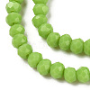 Opaque Solid Color Imitation Jade Glass Beads Strands EGLA-A044-P6mm-D30-3