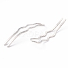 Rack Plating Brass Hair Forks OHAR-C004-01P-2