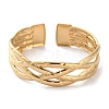 304 Stainless Steel Cuff Bangles for Women BJEW-K263-05G-05-2