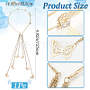 Zinc Alloy Rhinestone Hair Bands OHAR-WH20007-01A-G-2