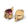 12 Colors 304 Stainless Steel Pave Cubic Zirconia Geometric Connector Charms SA-CBAFEA1-01C-G-2