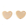 201 Stainless Steel Charms STAS-B001-24G-1
