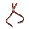 Twisted Nylon Cord Silder Bracelets DIY-B066-03P-31-2