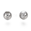 202 Stainless Steel Beads STAS-K204-02E-P-3