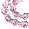 Transparent Glass Beads Strands EGLA-N013-T4mm-D02-3