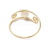 Round Natural Cultured Freshwater Pearl Finger Rings RJEW-JR00746-4