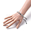 Adjustable Nylon Thread Braided Bead Bracelets BJEW-JB05177-01-5