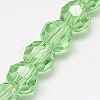 Glass Beads Strands EGLA-J042-6mm-01-3