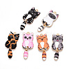 Alloy Enamel Pendants FIND-Q102-12M-1