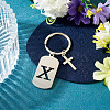 1Pc Stainless Steel Keychains KEYC-TADJ0001-08X-3